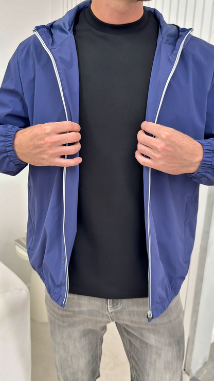 Monochrome Windbreaker (lightweight) - Navy