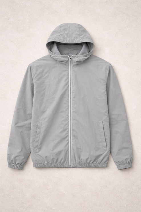 Monochrome Windbreaker (lightweight) - Grey