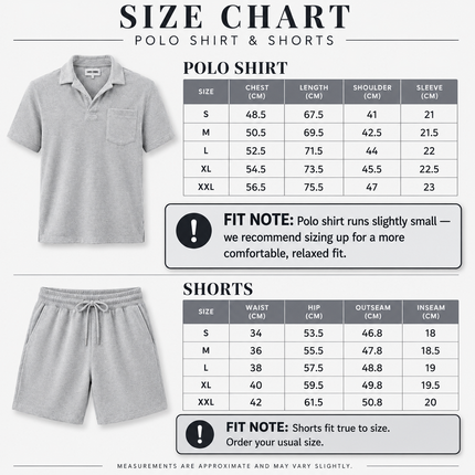 Terry Towelling - Twin Set - Fine Grey