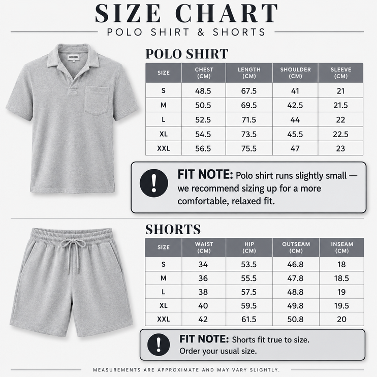 Terry Towelling - Twin Set - Fine Grey