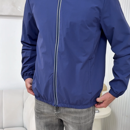 Monochrome Windbreaker (lightweight) - Navy