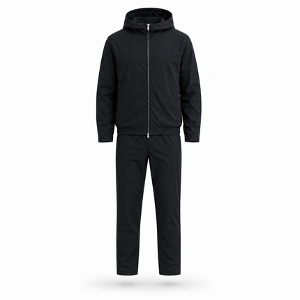 Essential Tech Tracksuit - Black