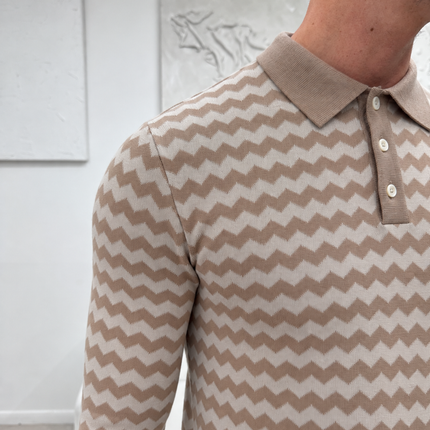 Chevron Knit - Beige - Pre-Sale Offer - New season
