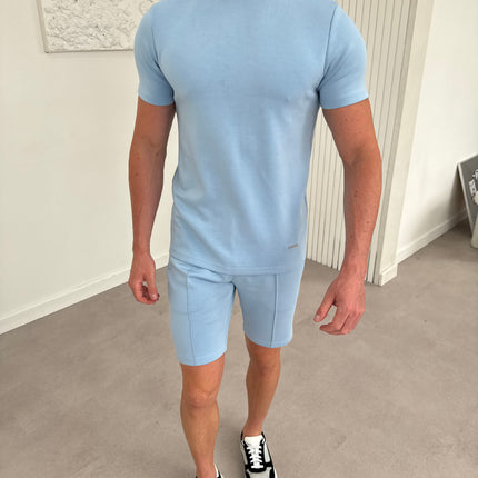 Lux Cotton T-shirt - Light Blue