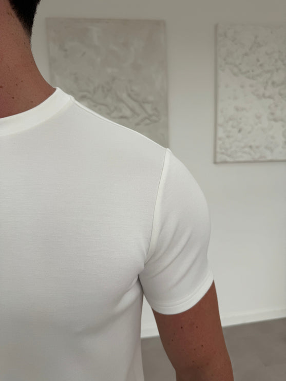 Lux Cotton T-shirt - Pure White