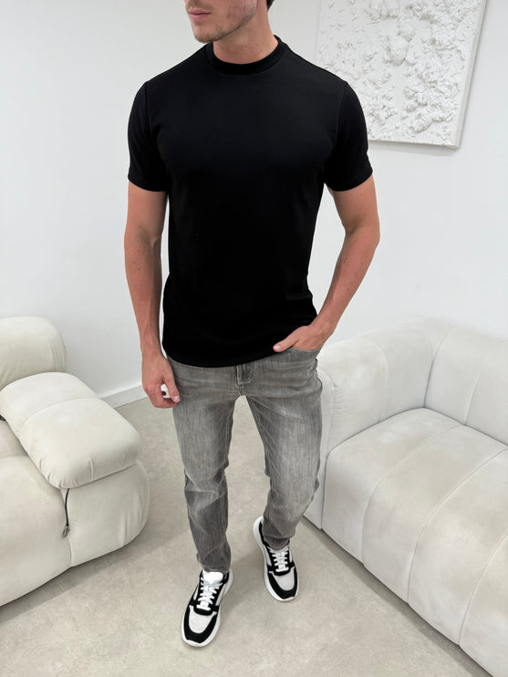 Lux Cotton T-shirt - Black