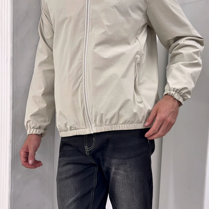 Monochrome Windbreaker (lightweight)- Beige