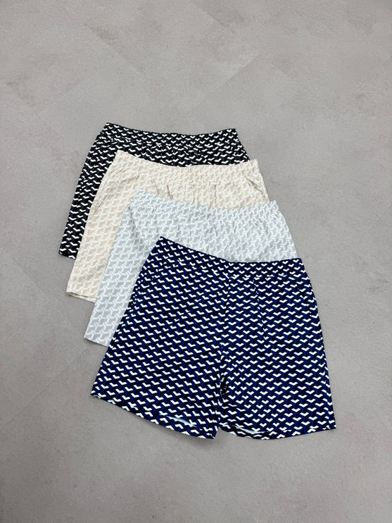 Geometric swim - white/black - full set - pre-sale