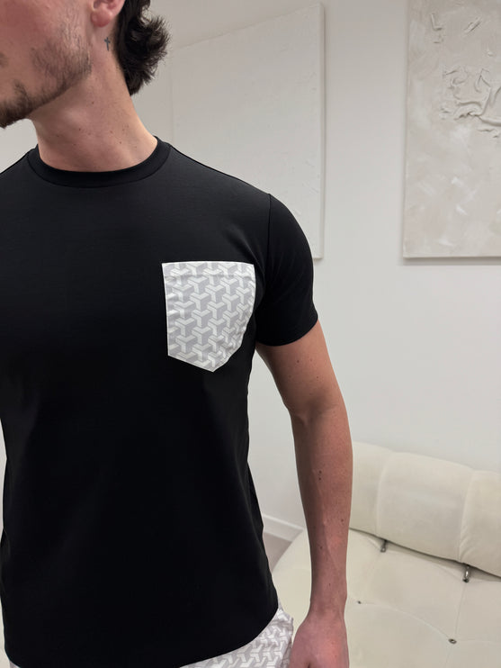 Geometric swim - white/grey - full set - pre-sale + swim bag