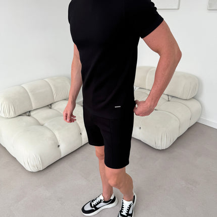 Lux Cotton T-shirt - Black