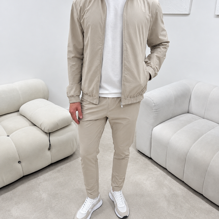 Essential Tech Tracksuit - Beige