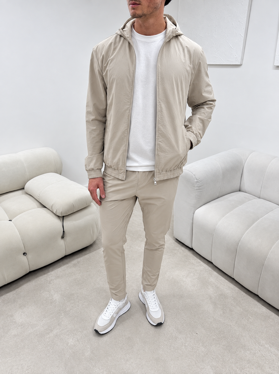 Essential Tech Tracksuit - Beige