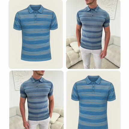 Azure Ombré - new season - short sleeve