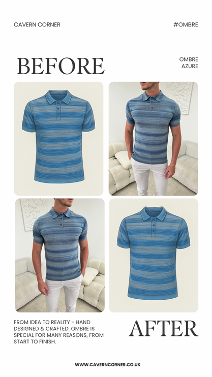 Azure Ombré - new season - short sleeve